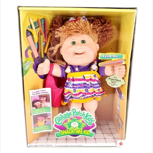 Vtg Cabbage Patch Kids Snacktime Kid Rowena Willow (15321) Brand New Sealed - Picture 1 of 9